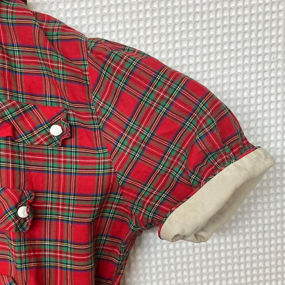 Tartan plaid girls dress - Picture 4 of 10